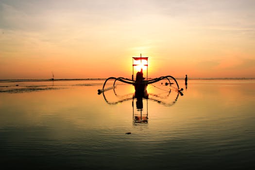 A peaceful meditation space