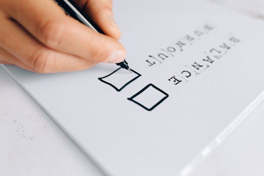 A checklist for work-life balance